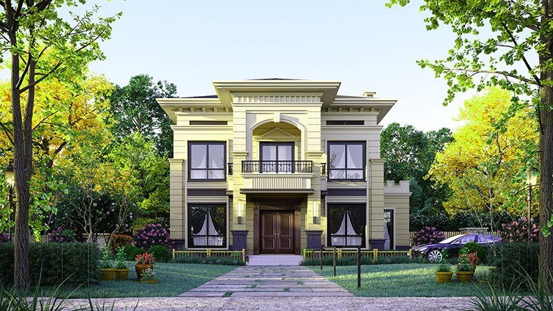 雷波中式合院住宅,开放庭院与邻里乡亲更亲近